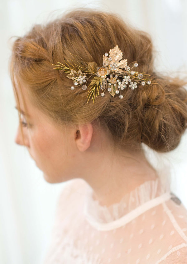 Gold Bridal Hair Pin