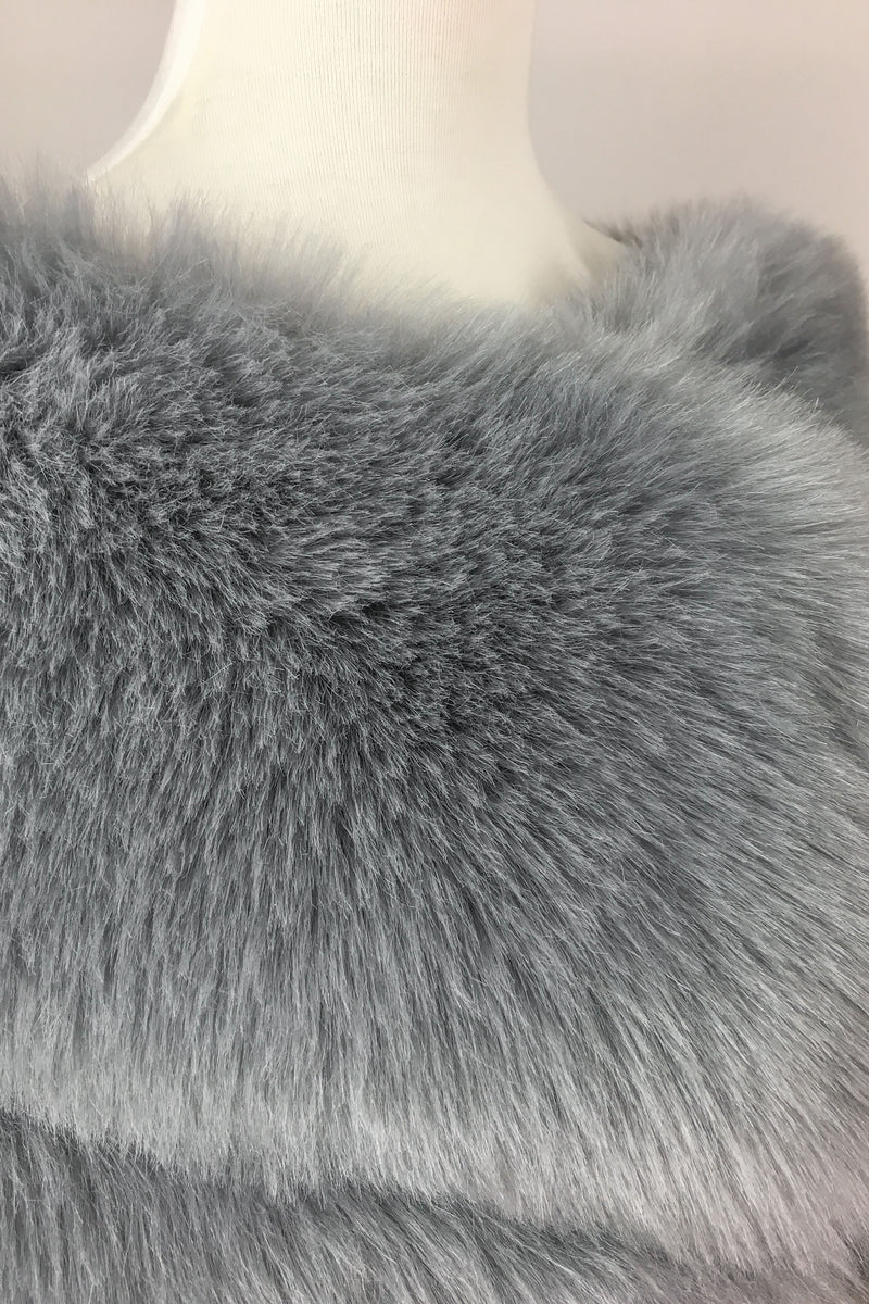 Gray Fur Wrap (Penelope Gry01)