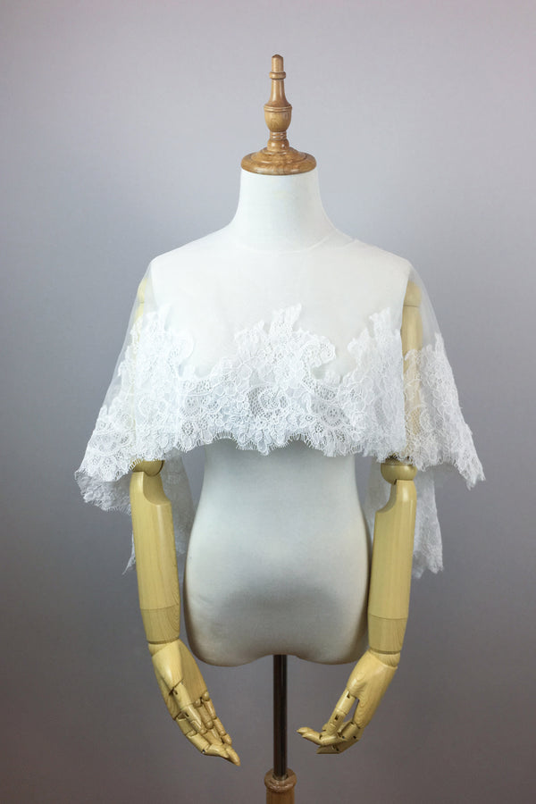 Bridal summer cover up, Lace bolero, Lace Top