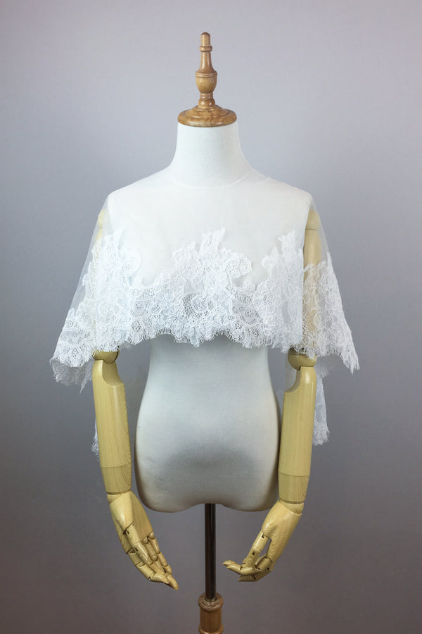 Bridal summer cover up, Lace bolero, Lace Top