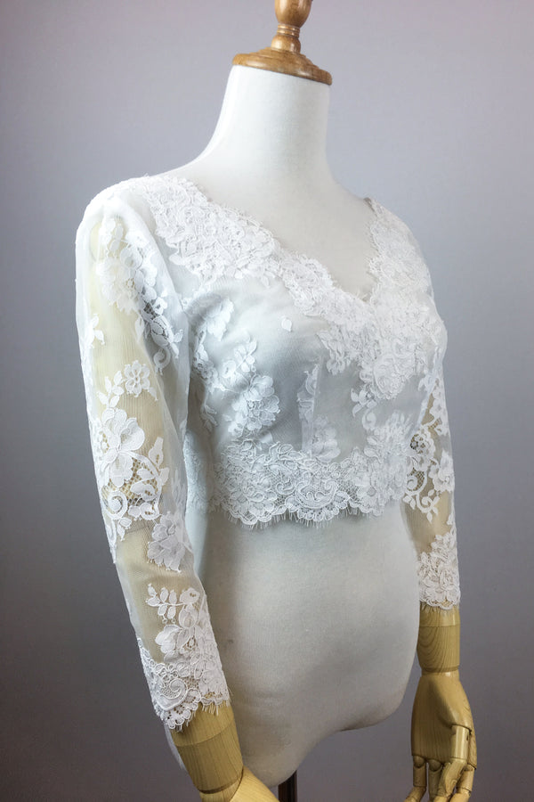 Bridal summer cover up, Lace bolero, Lace Top