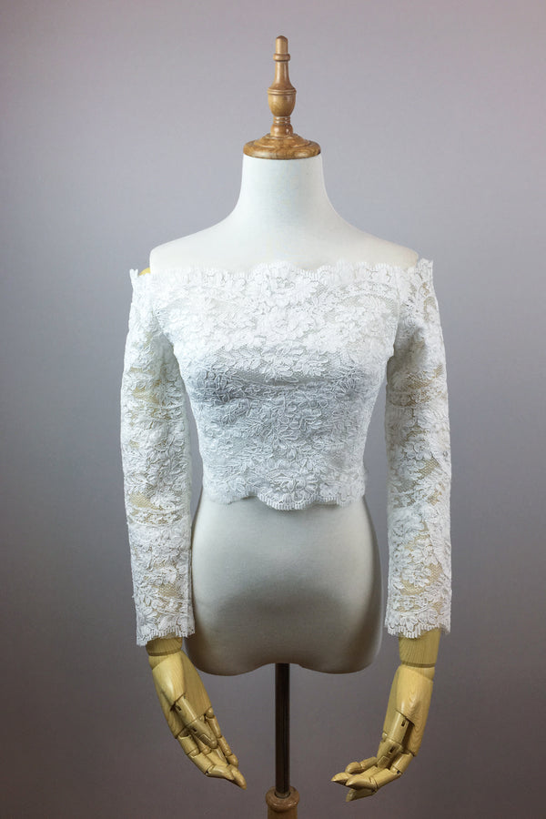 Bridal summer cover up, Lace bolero, Lace Top