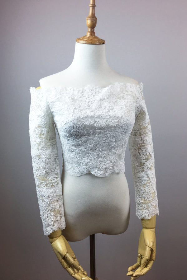 Bridal summer cover up, Lace bolero, Lace Top