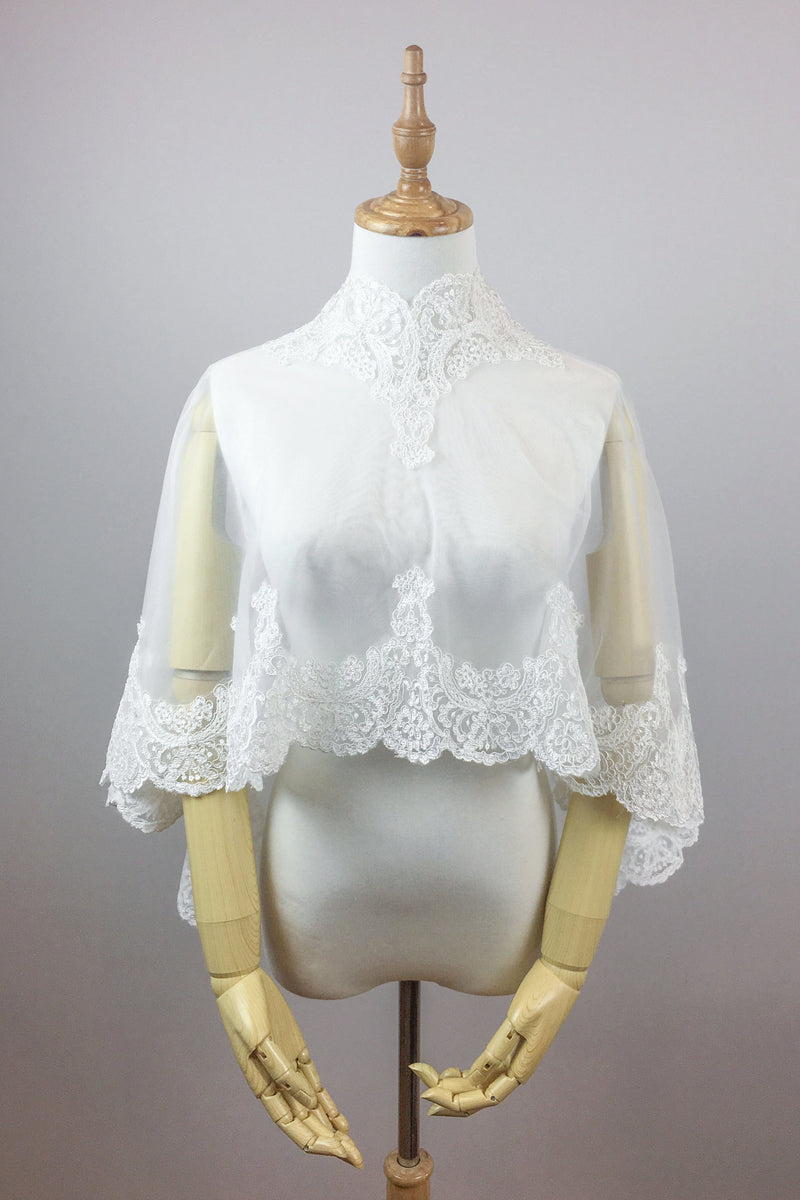 Bridal summer cover up, Lace bolero, Lace Top