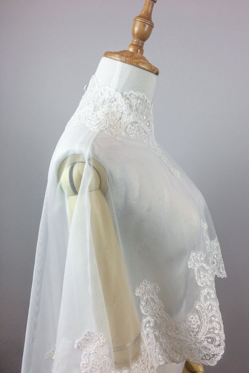 Bridal summer cover up, Lace bolero, Lace Top