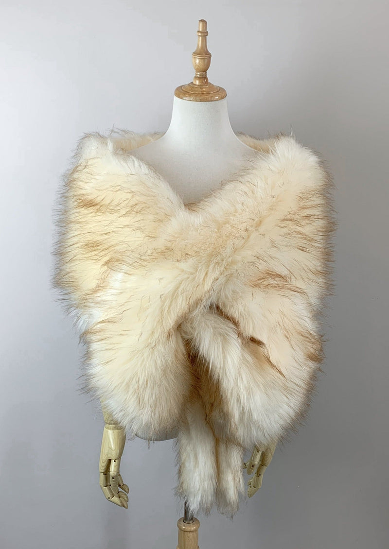 Champagne Fur Shawl (Lilian Cha02)