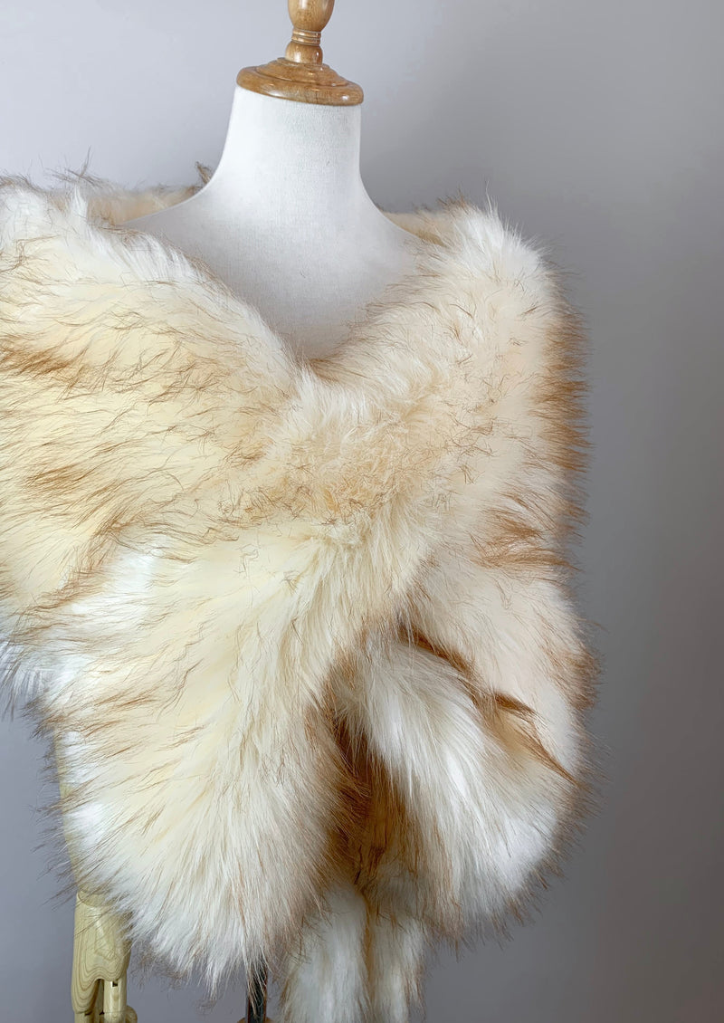 Champagne Fur Shawl (Lilian Cha02)