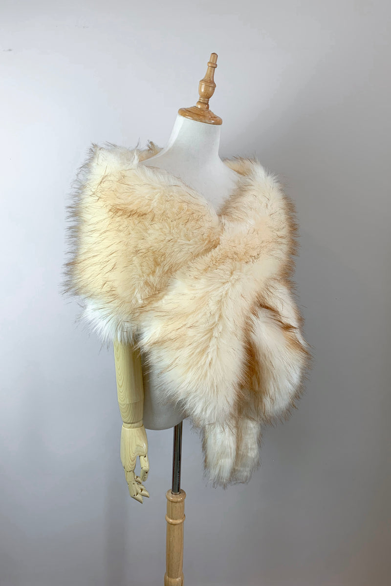 Champagne Fur Shawl (Lilian Cha02)