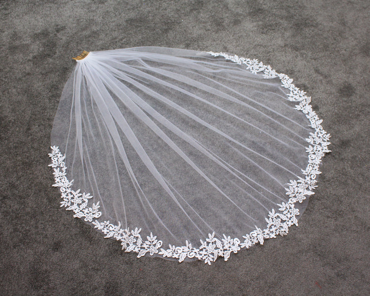 Jane | Embroidered Medium Veil