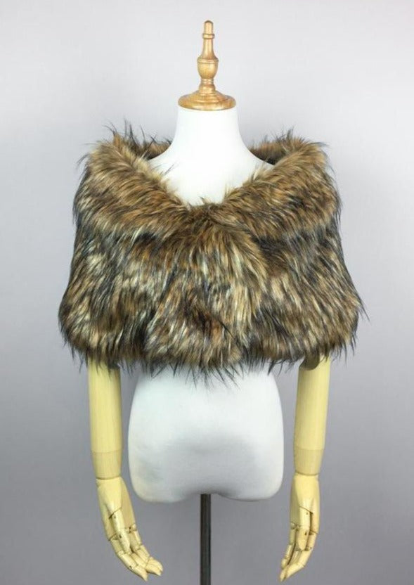 Brown Fur Wrap (Blair Brw02)