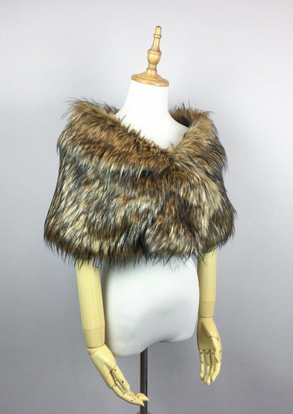 Brown Fur Wrap (Blair Brw02)