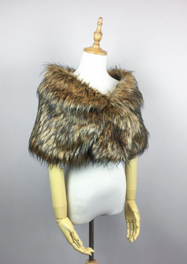 Faux Fur Viking Stole